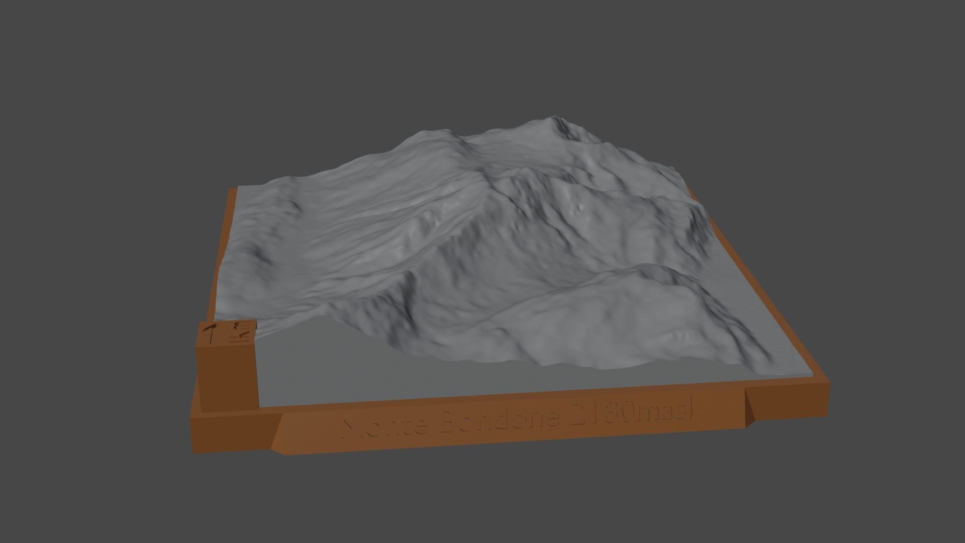 Monte Bondone 3D print model_5