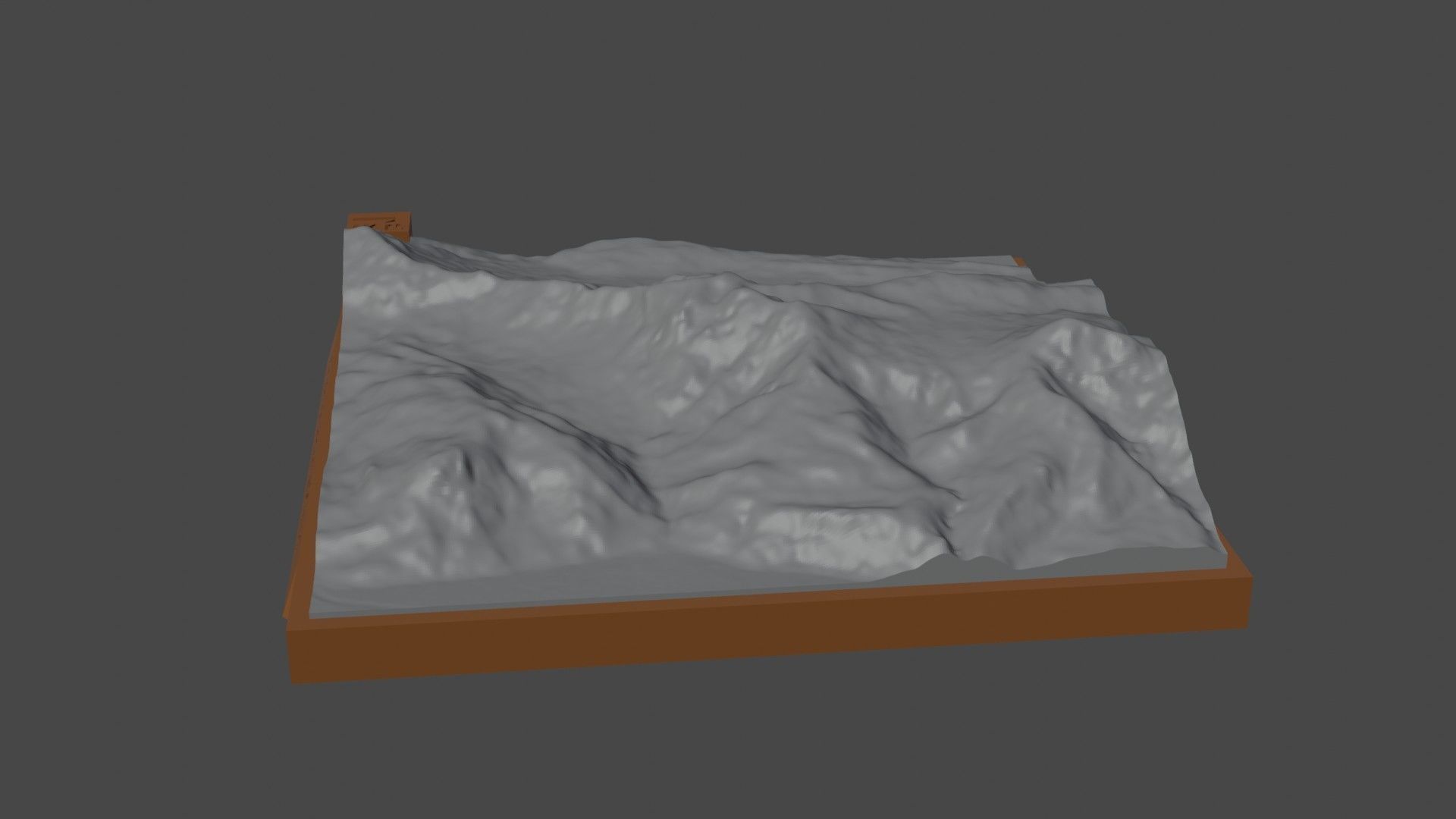 Monte Bondone 3D print model_1