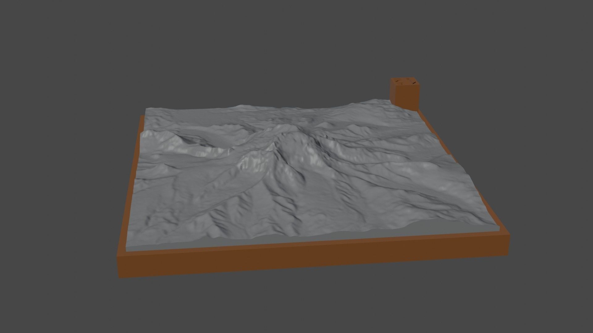 Monte Burney 3D model 3D printable CGTrader