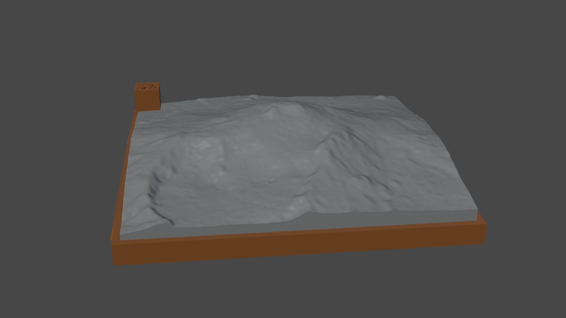 Monte Etna 3D print model_1