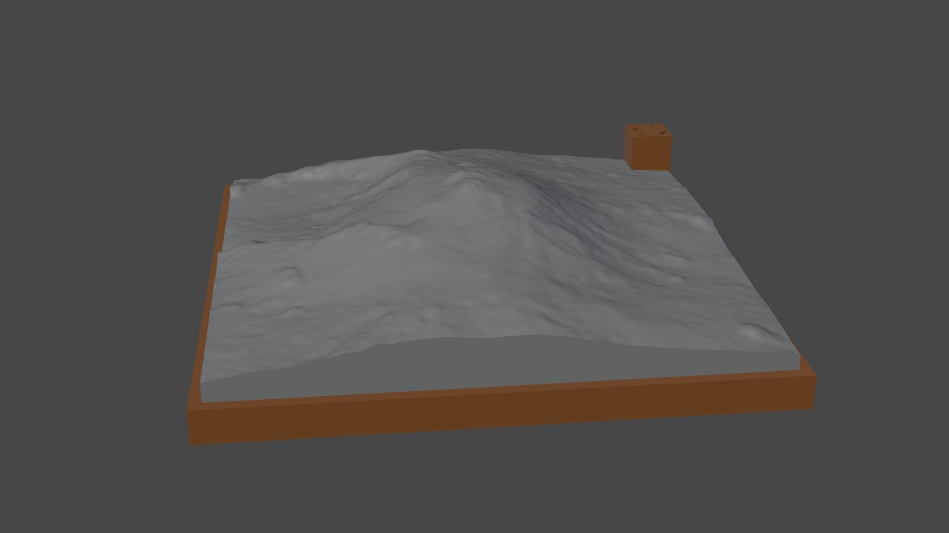 Monte Etna 3D print model_2