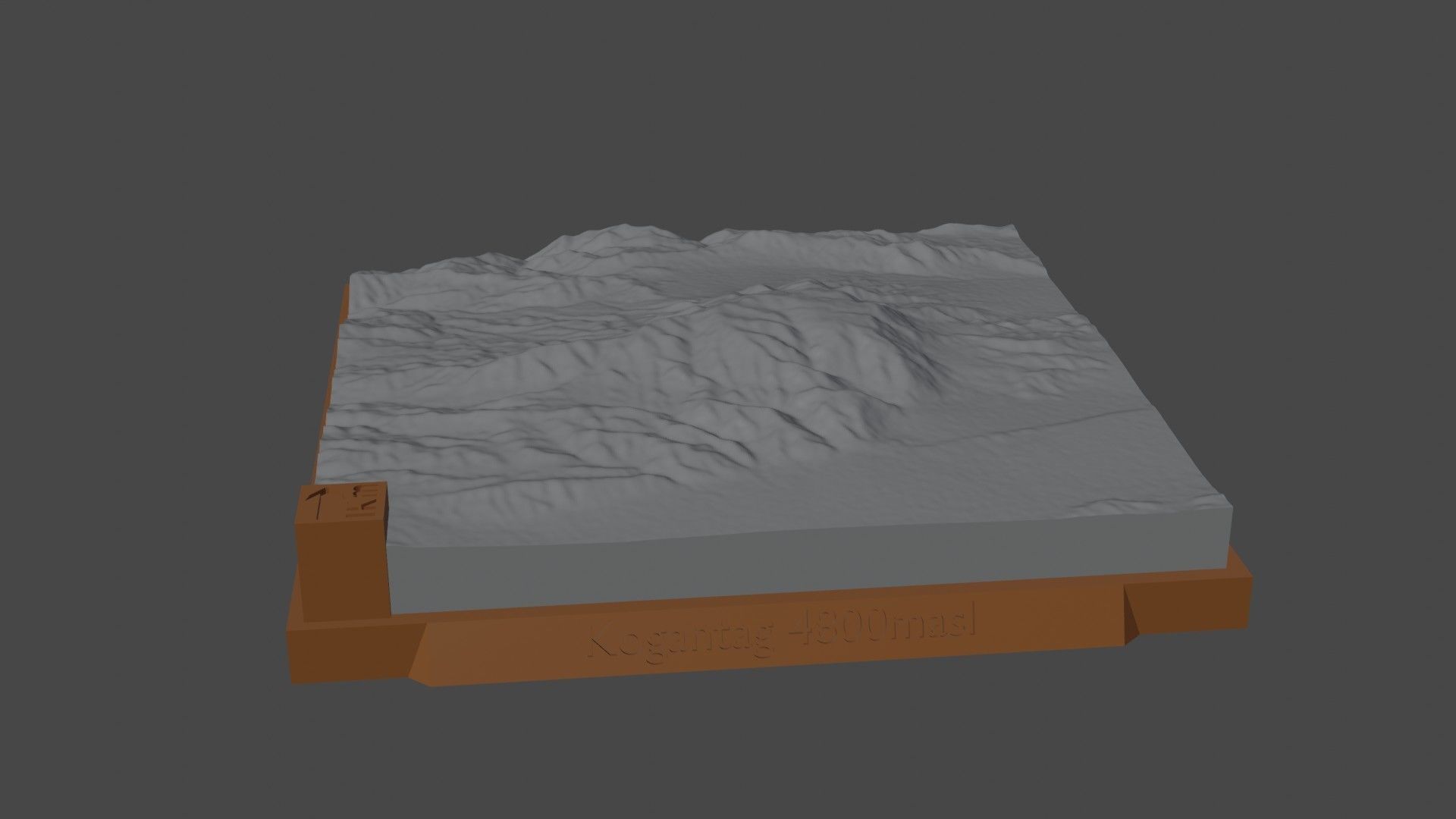Kogantag mountain 3D print model_5