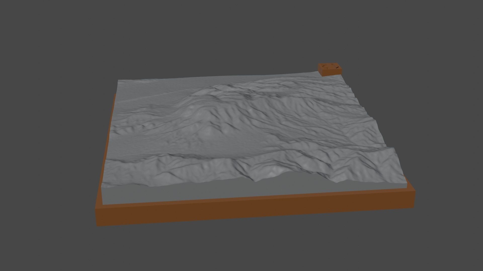 Kogantag mountain 3D print model_2