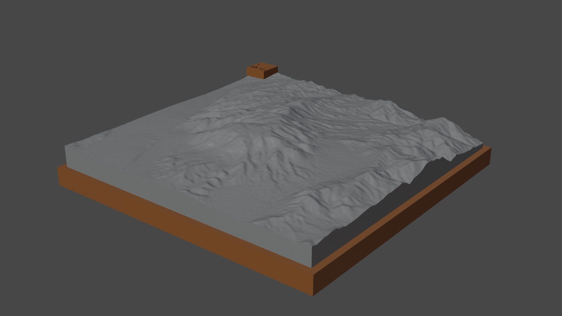 Kogantag mountain 3D print model_4