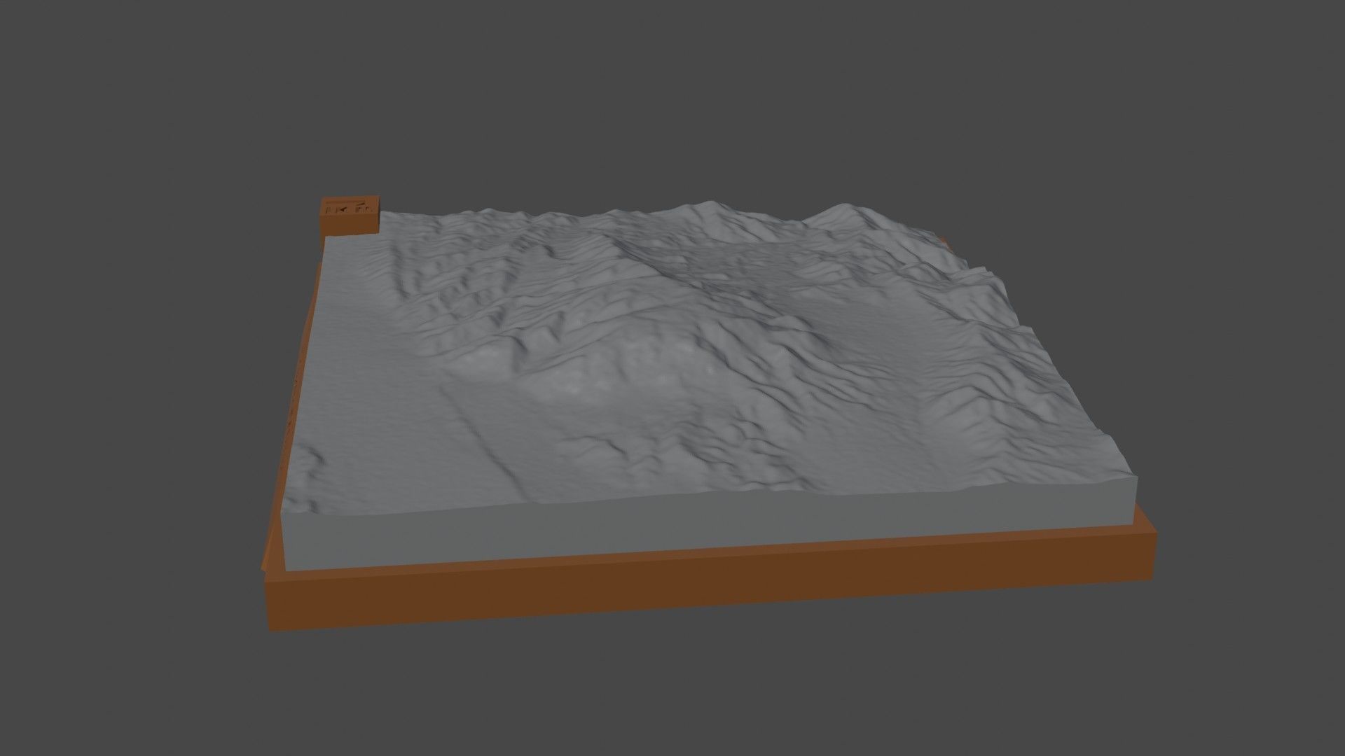 Kogantag mountain 3D print model_1