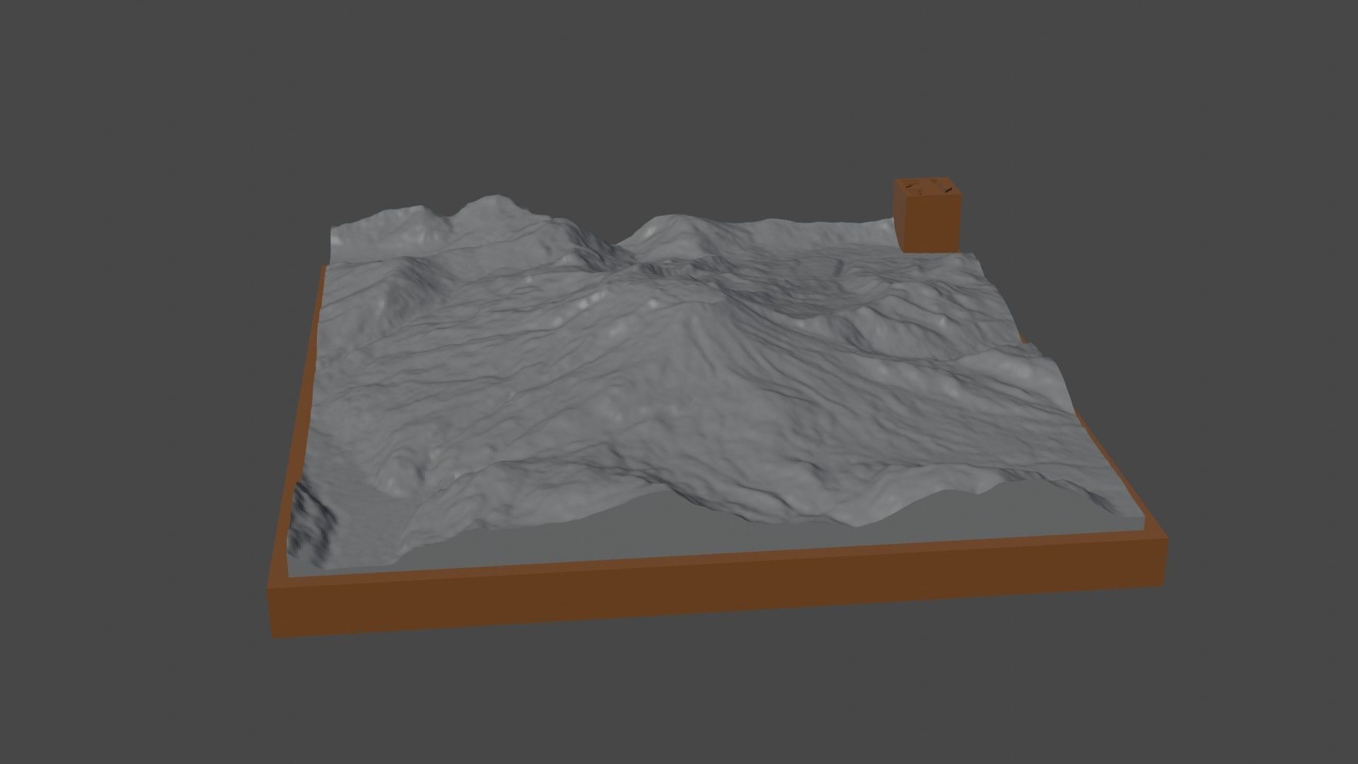 Monte Mentolat 3D print model_2