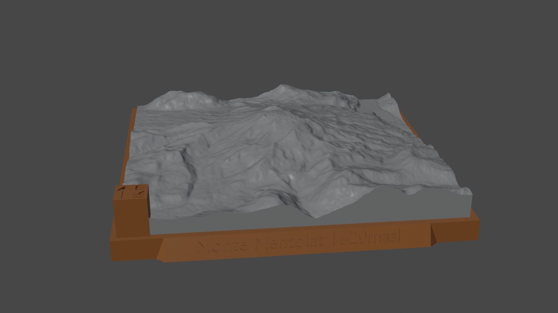 Monte Mentolat 3D print model_5