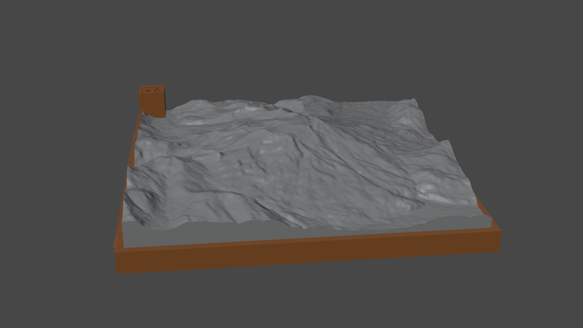 Monte Mentolat 3D print model_1