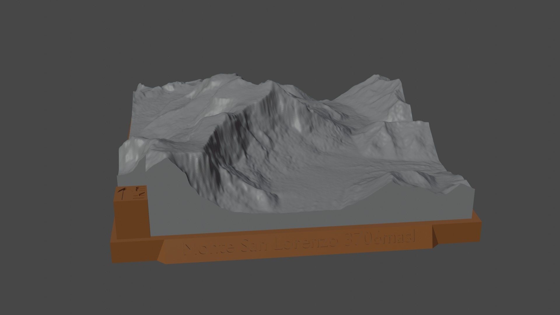 Monte San Lorenzo 3D print model_5