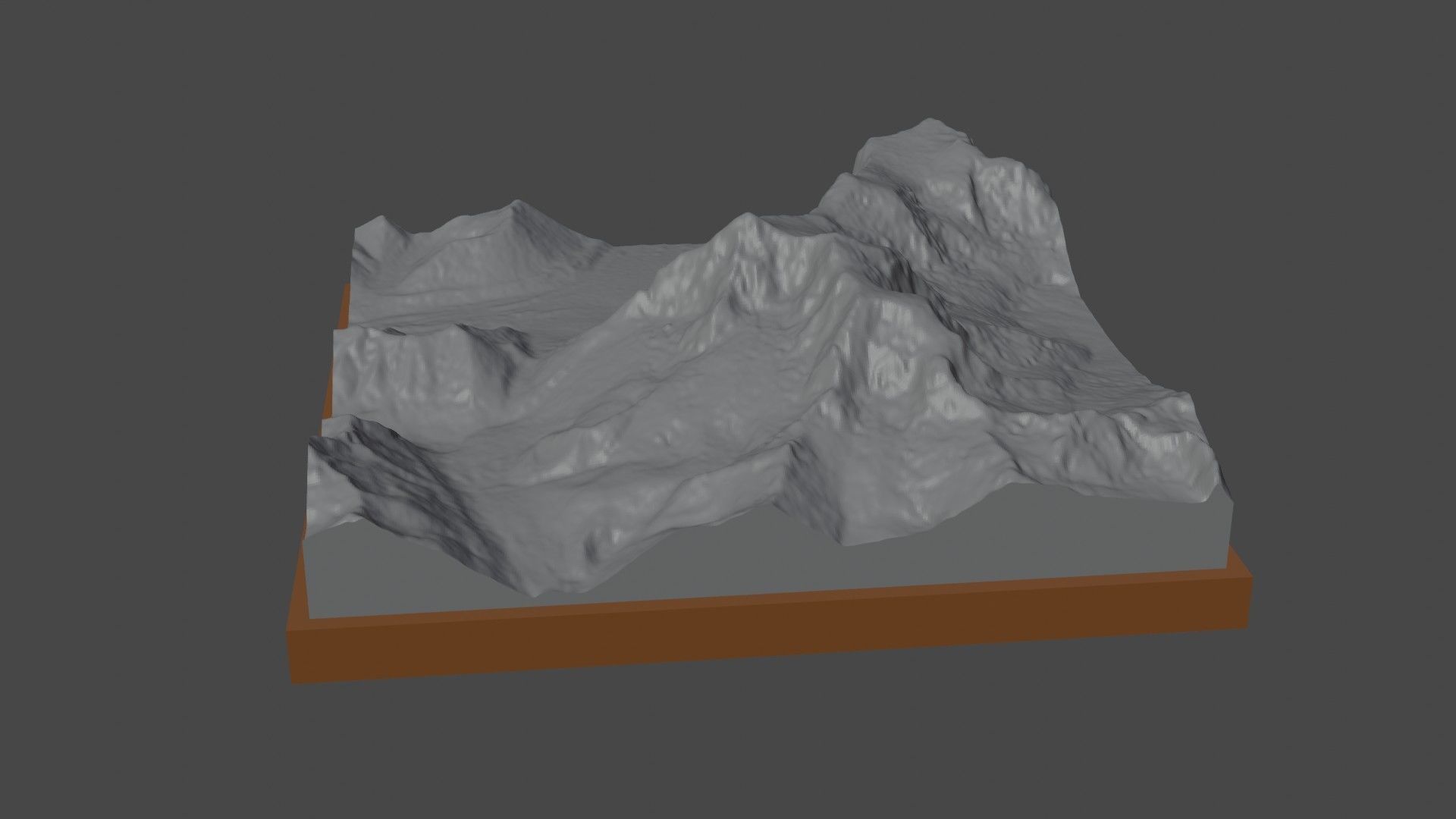 Monte San Lorenzo 3D print model_2