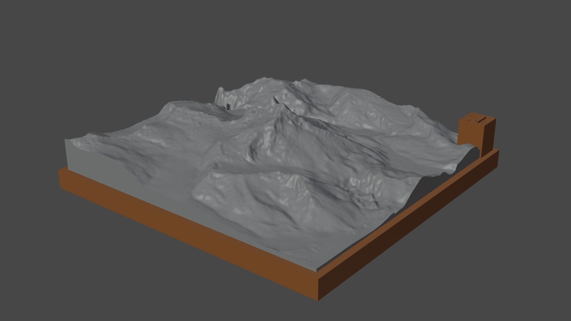 Monte Sarmiento 3D print model_7