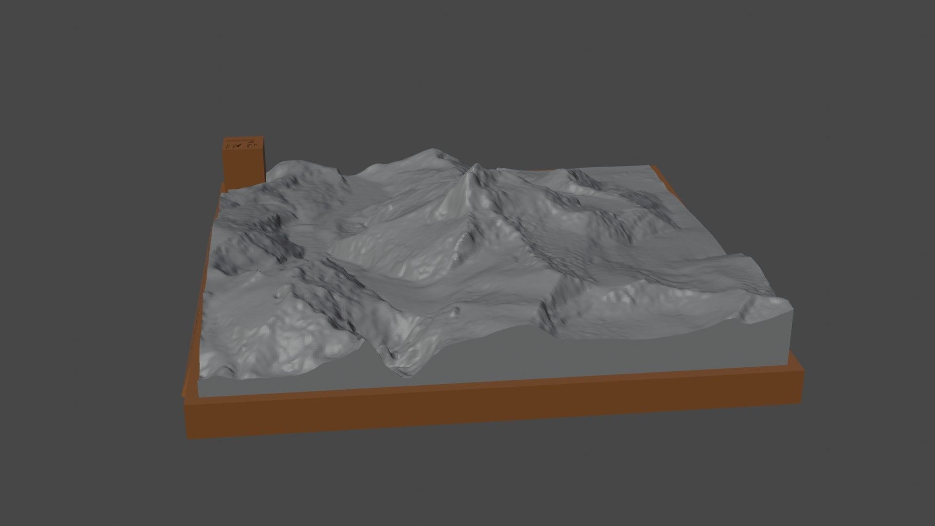 Monte Sarmiento 3D print model_1