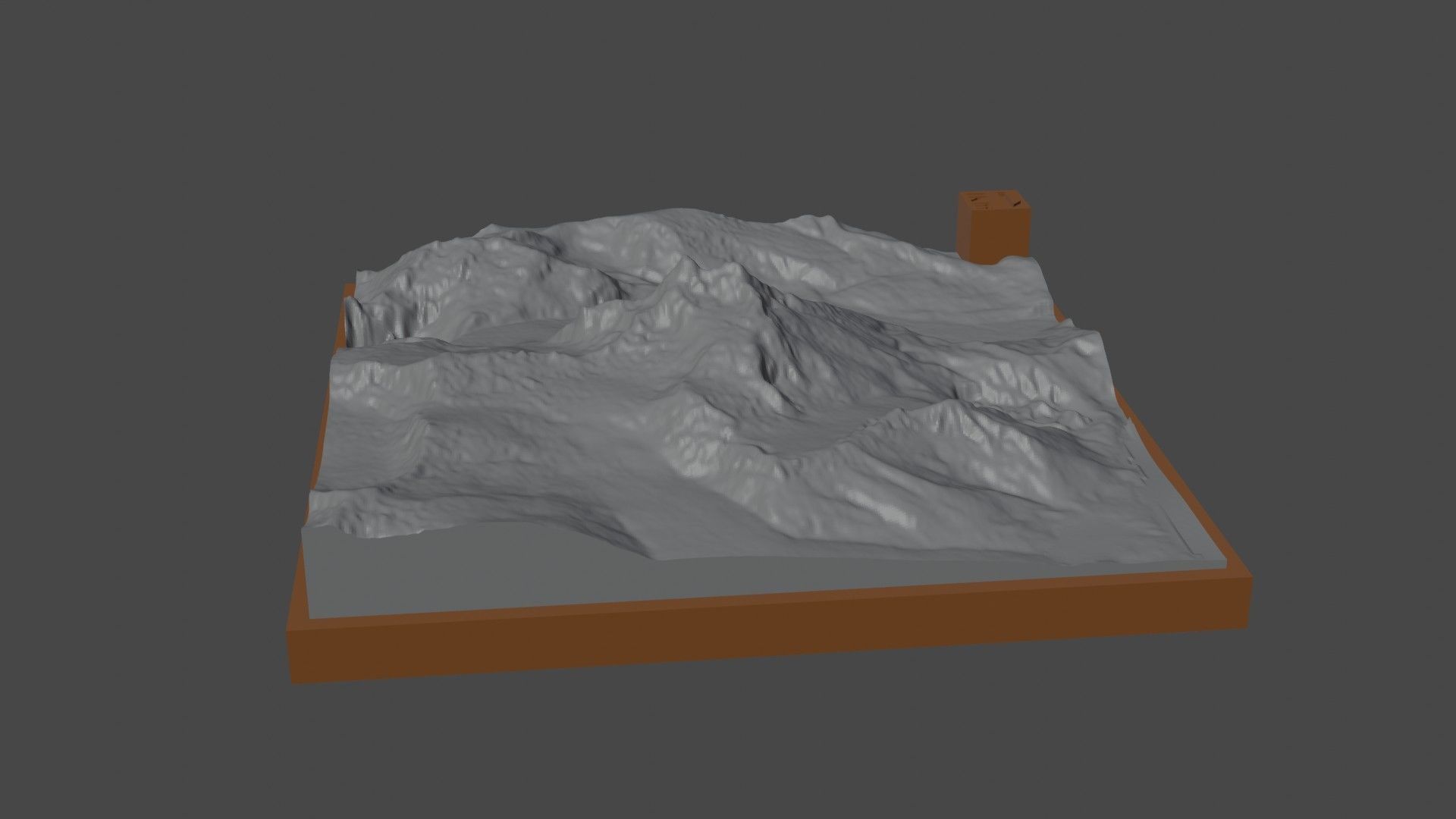 Monte Sarmiento 3D print model_2