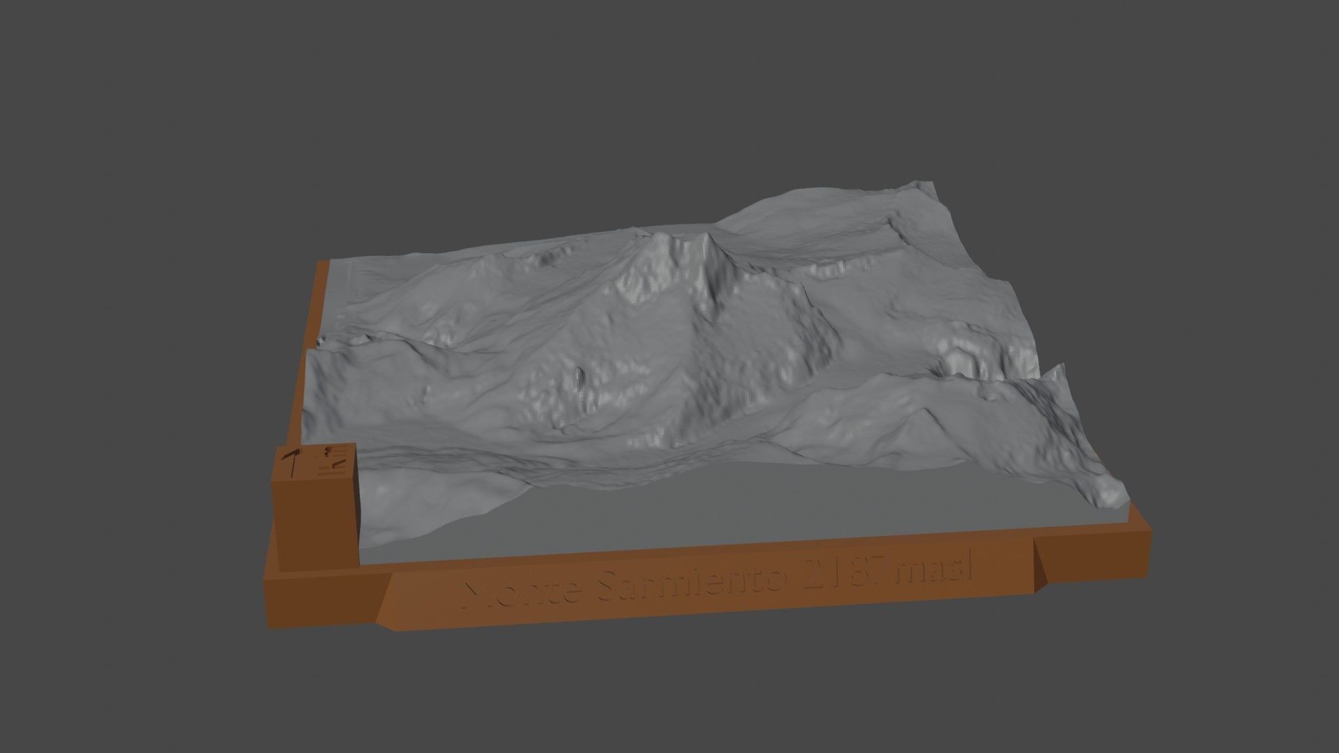 Monte Sarmiento 3D print model_5