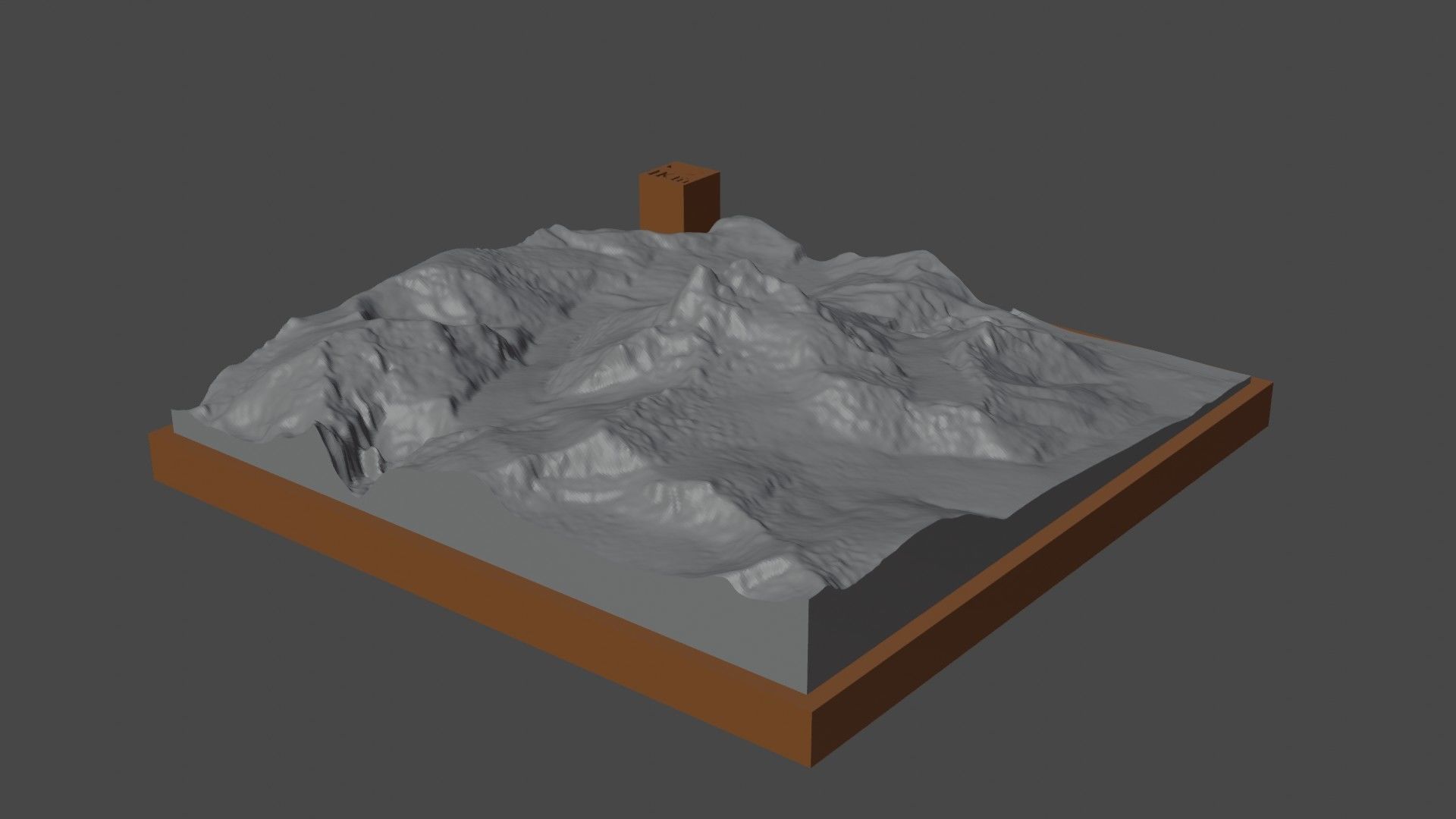 Monte Sarmiento 3D print model_4