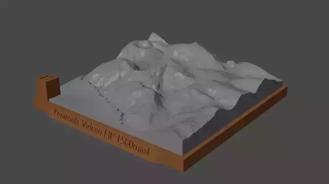 Peninsula Videau HP 3D print model