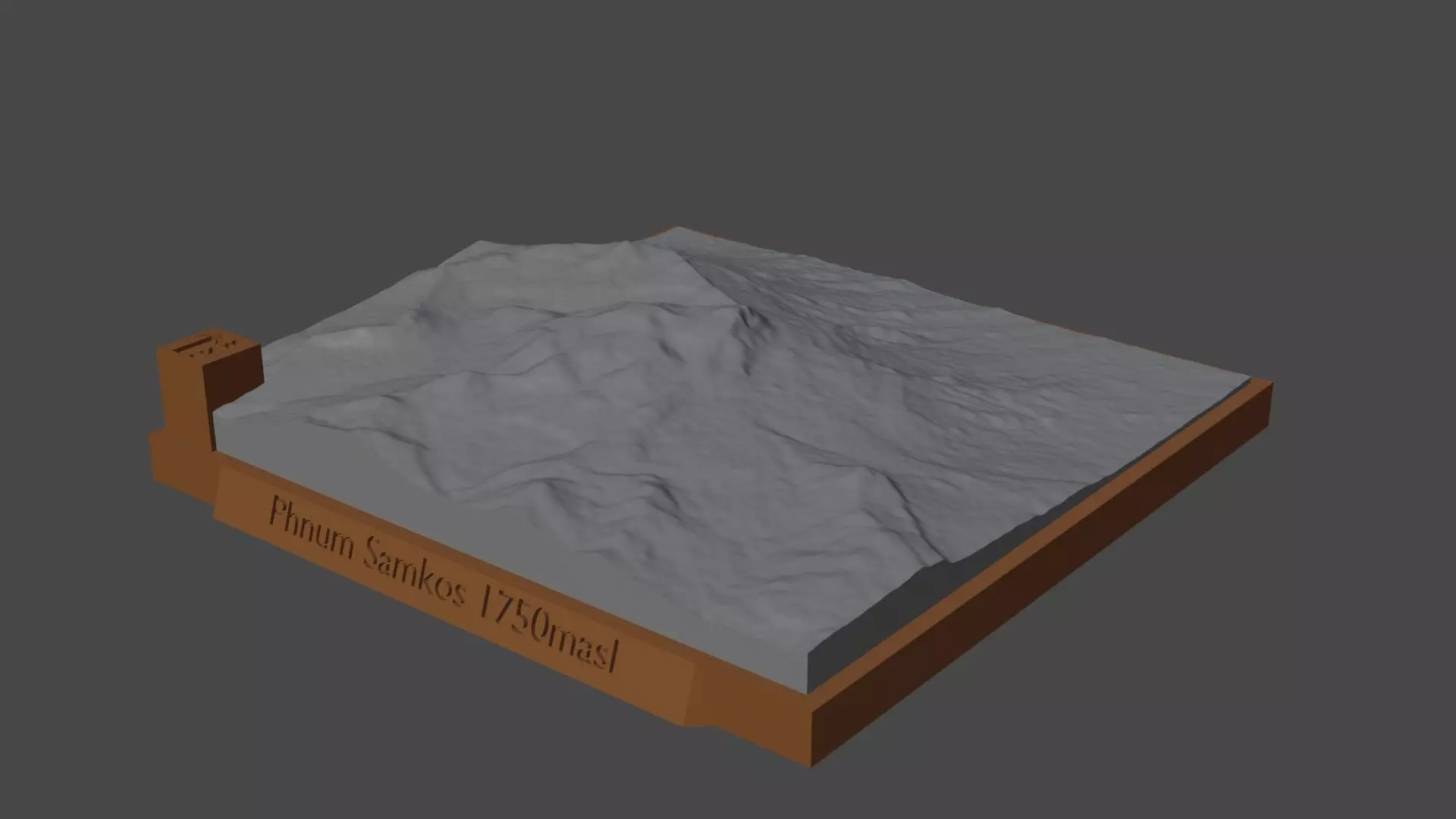 Phnum Samkos 3D print model_0