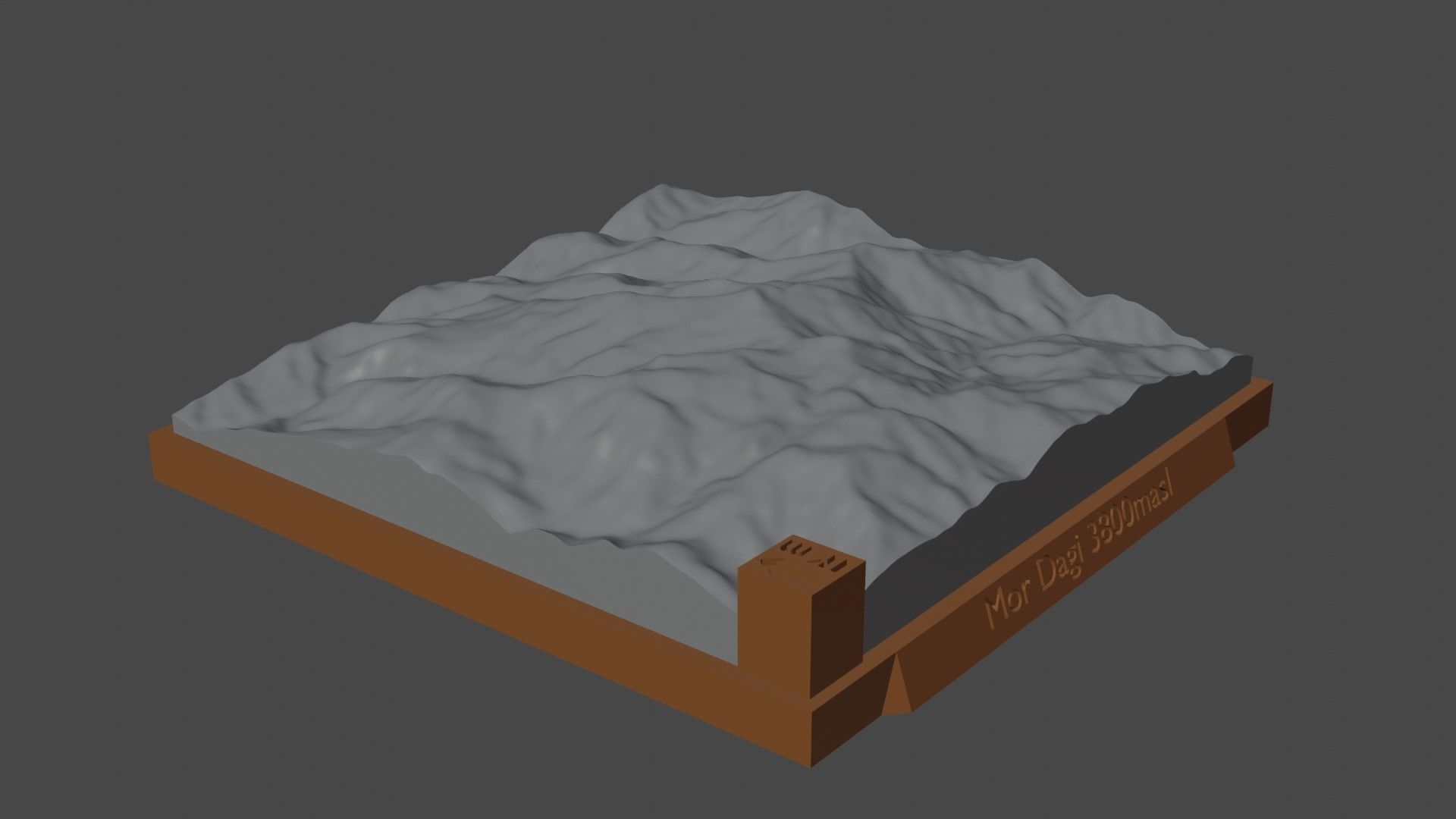 Mor Dagi 3D print model_3