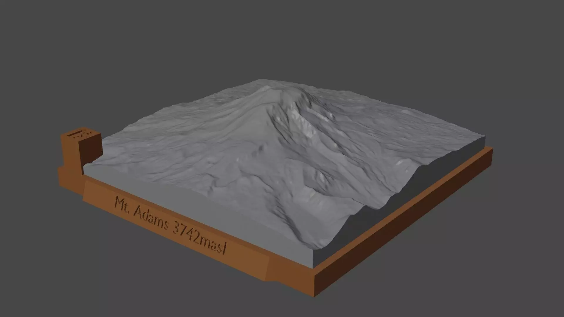 Mount Adams 3D print model