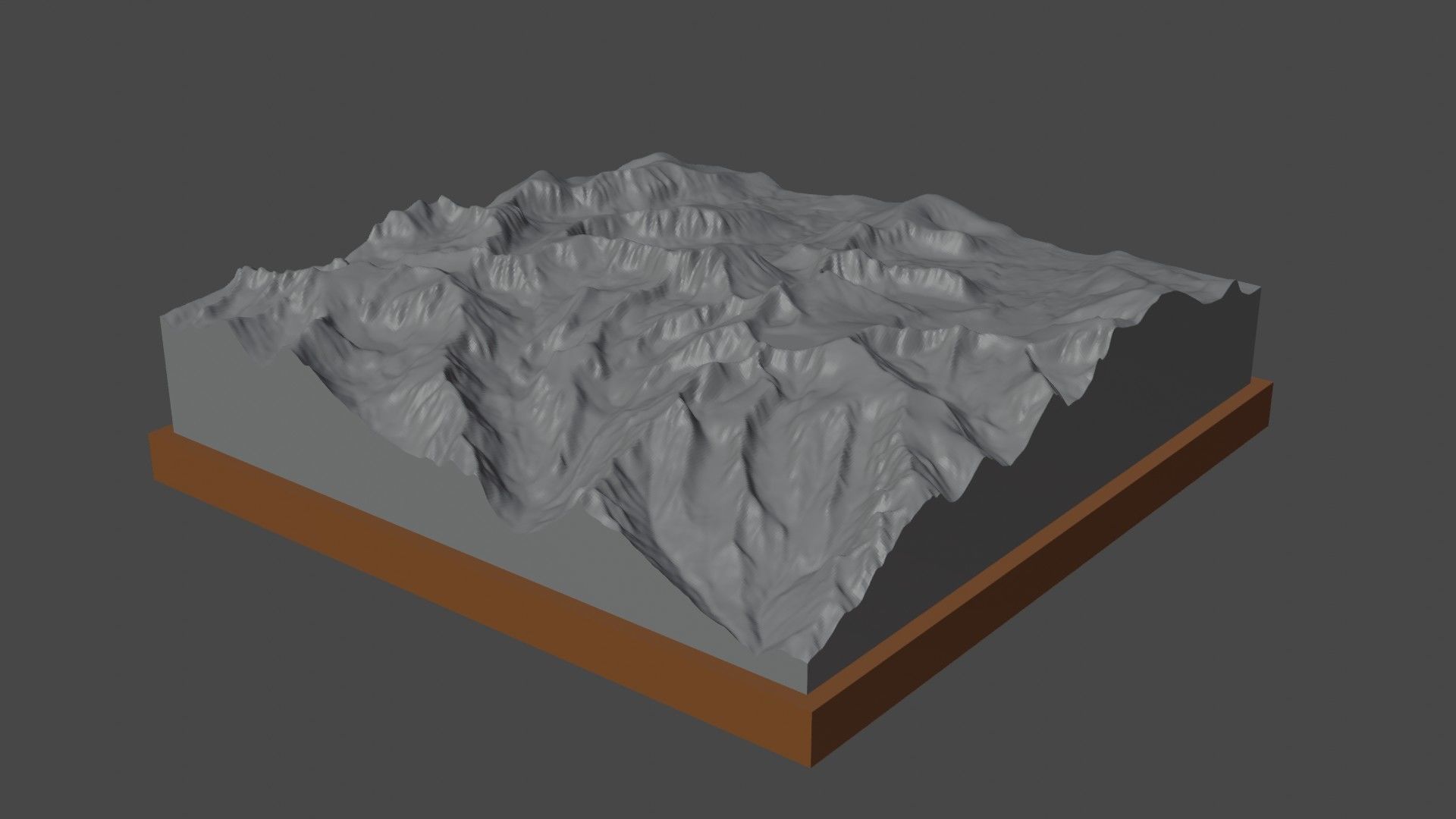 Mount Whitney 3D print model_4
