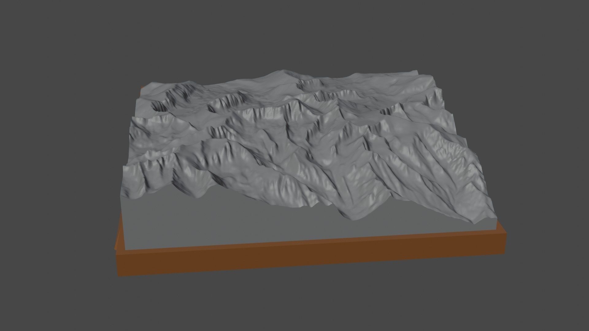 Mount Whitney 3D print model_1