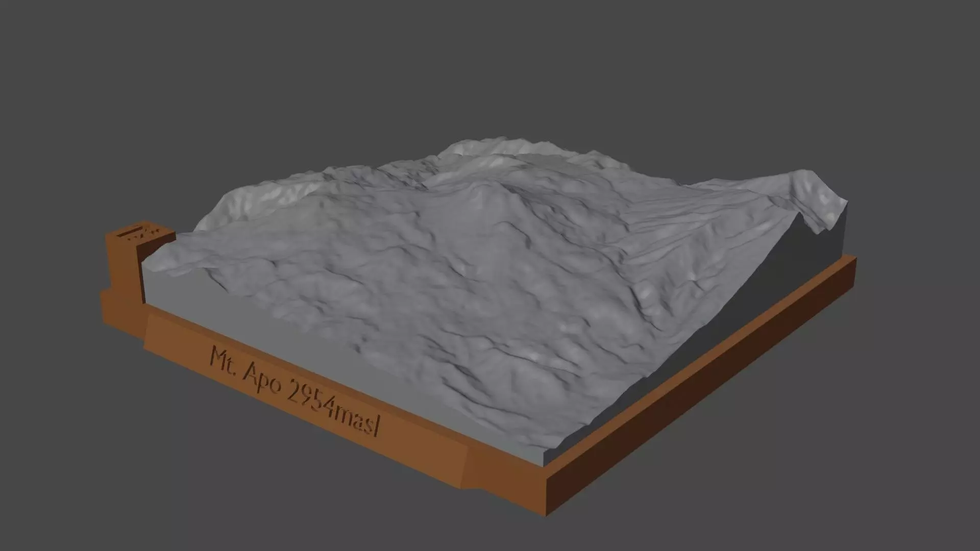 Mount Apo 3D print model