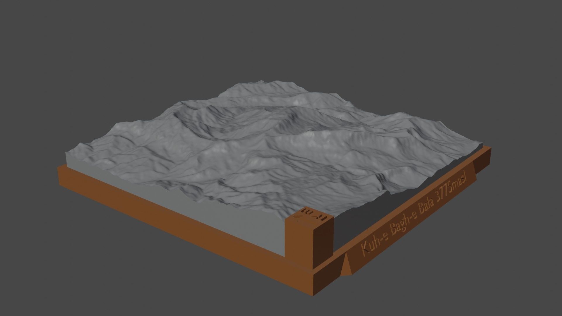 Kuh-e Bagh-e Bala 3D print model_3