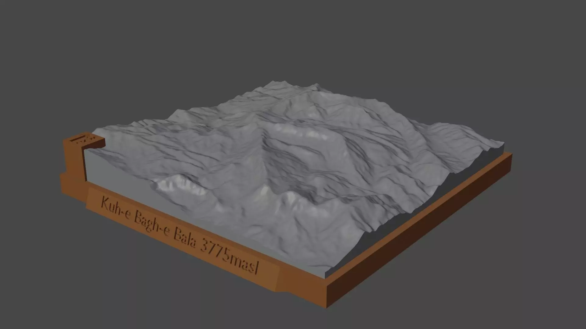 Kuh-e Bagh-e Bala 3D print model_0