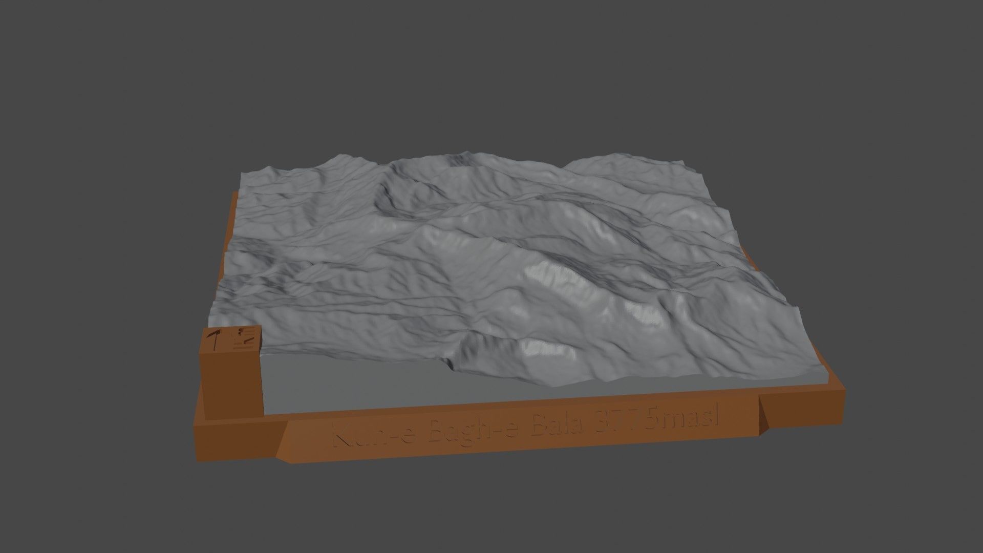 Kuh-e Bagh-e Bala 3D print model_5