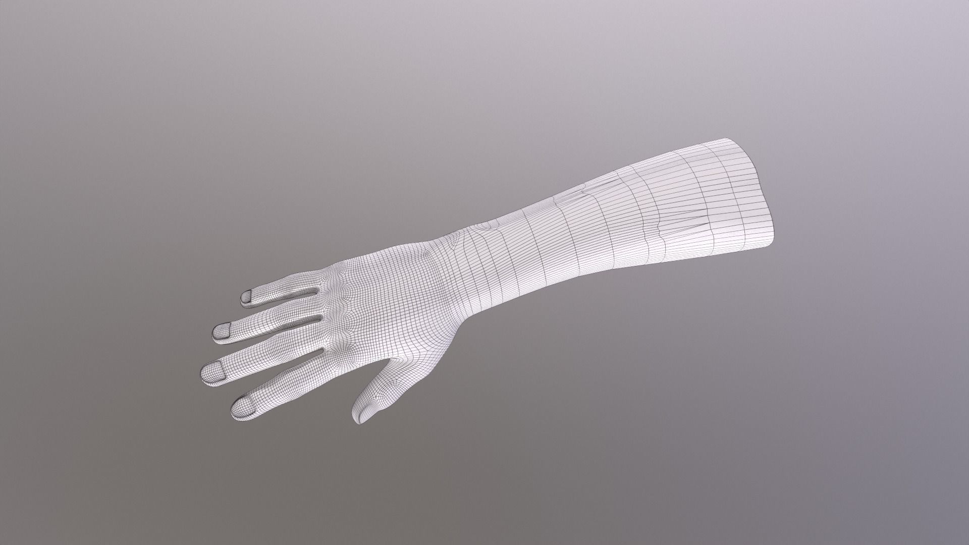 Human Hand 3D model_7