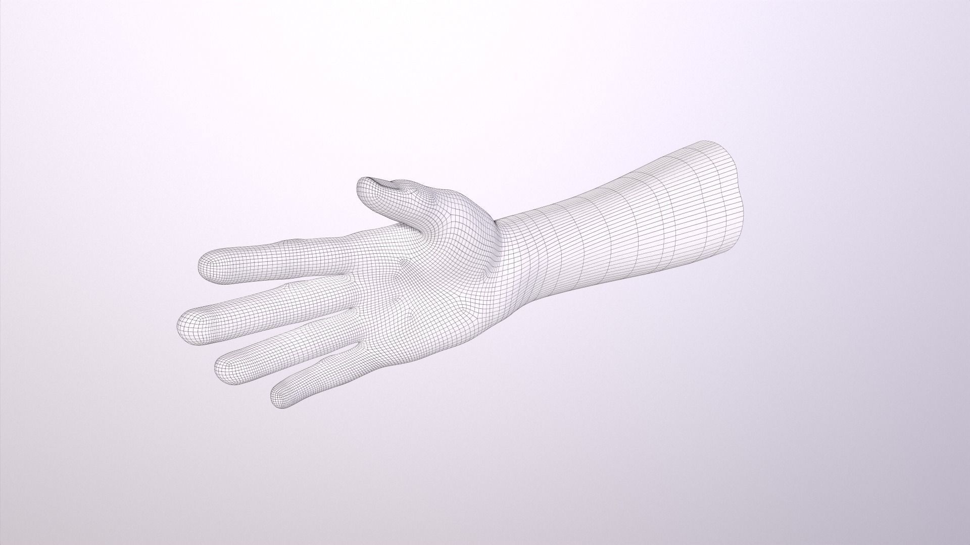Human Hand 3D model_8