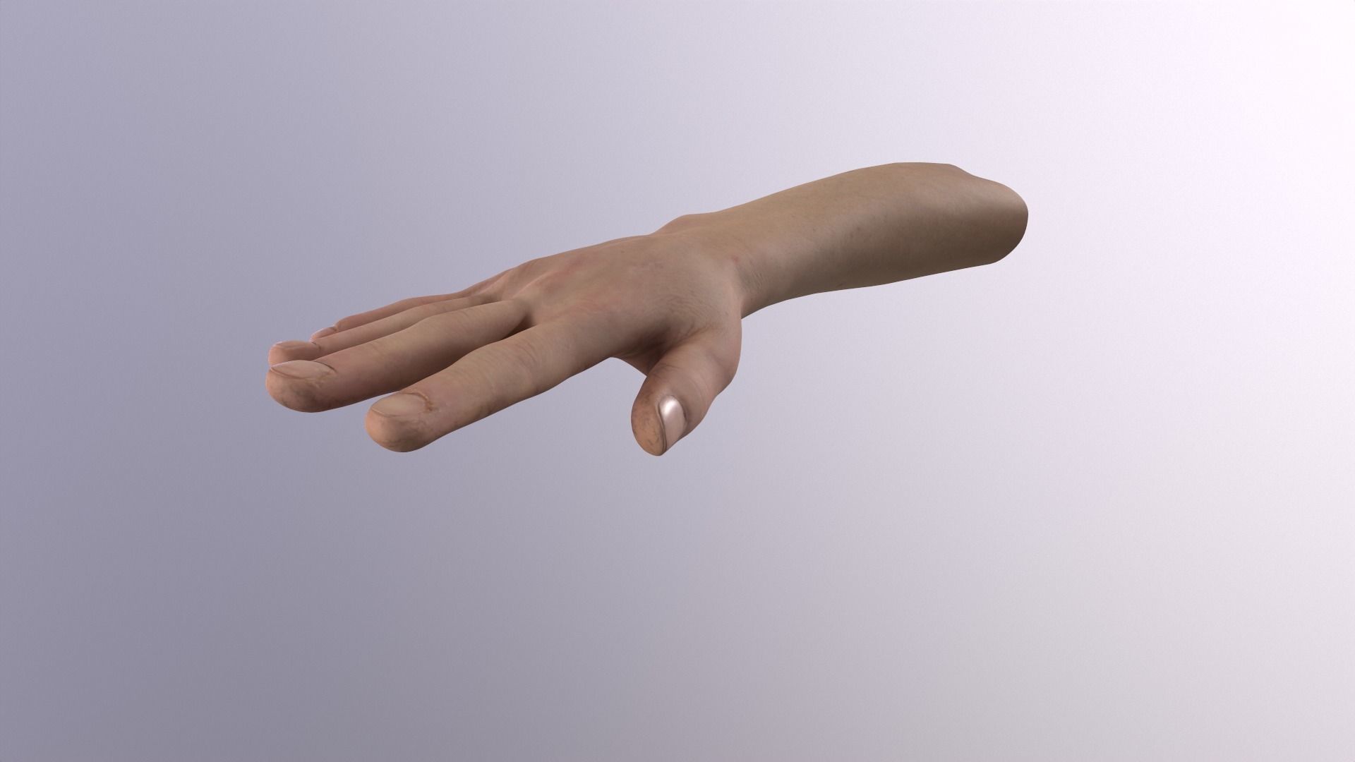 Human Hand 3D model_2