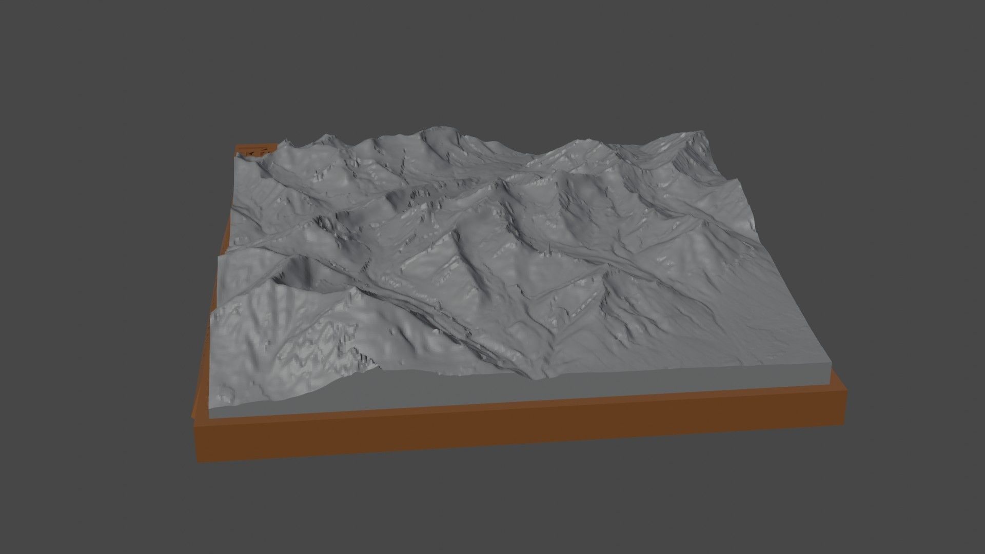Mount Archibald 3D print model_1