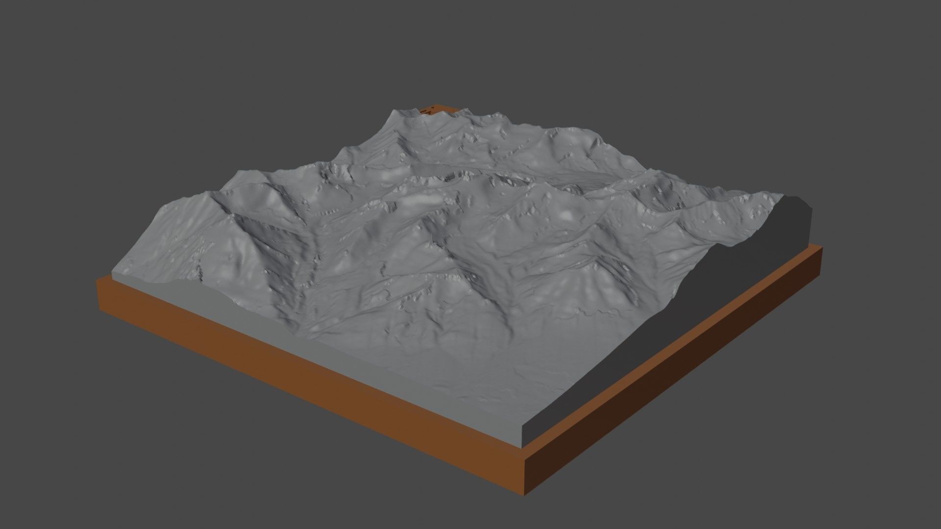 Mount Archibald 3D print model_4