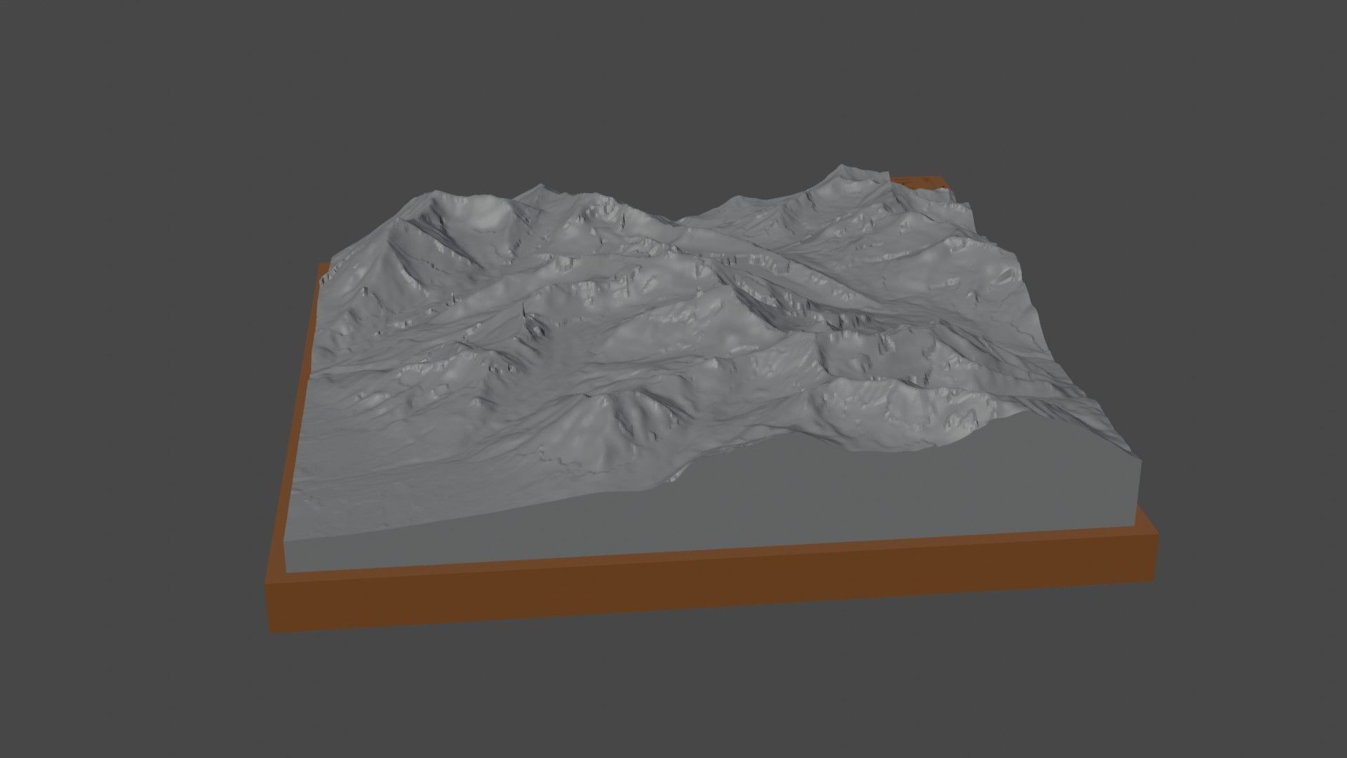 Mount Archibald 3D print model_2