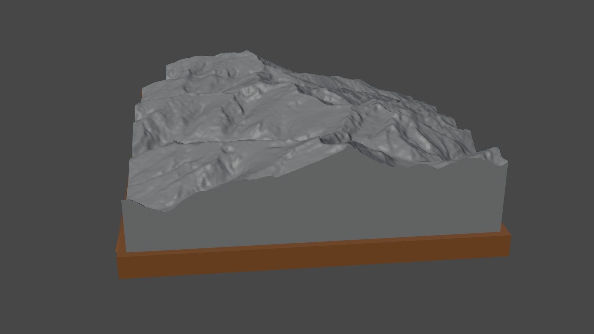 Pico Bolivar 3D print model_1