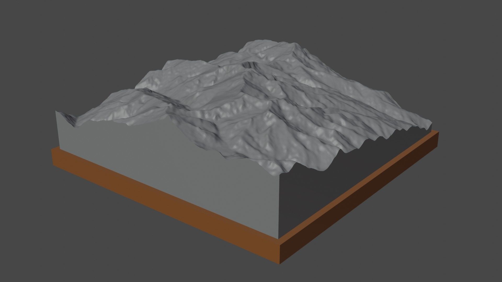 Pico Bolivar 3D print model_4