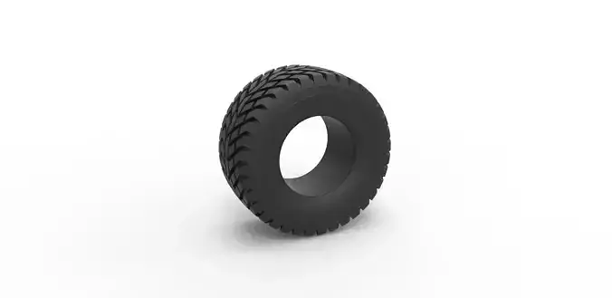 Offroad tire 48 Scale 1 to 25