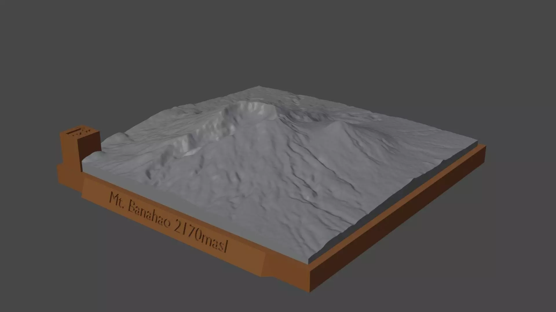 Mount Banahao 3D print model