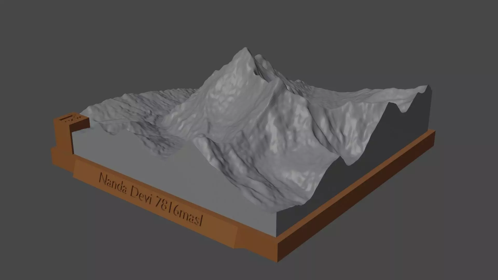 Nanda Devi 3D print model