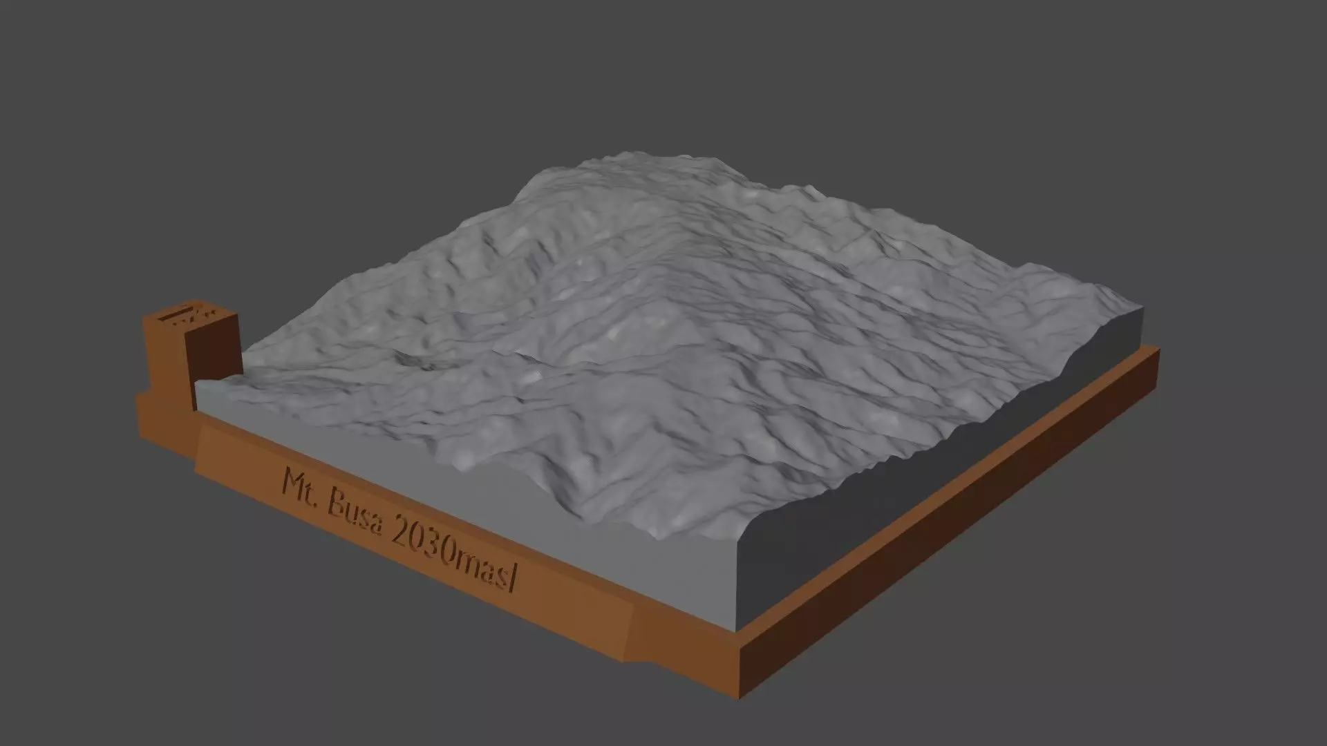 Mount Busa 3D print model