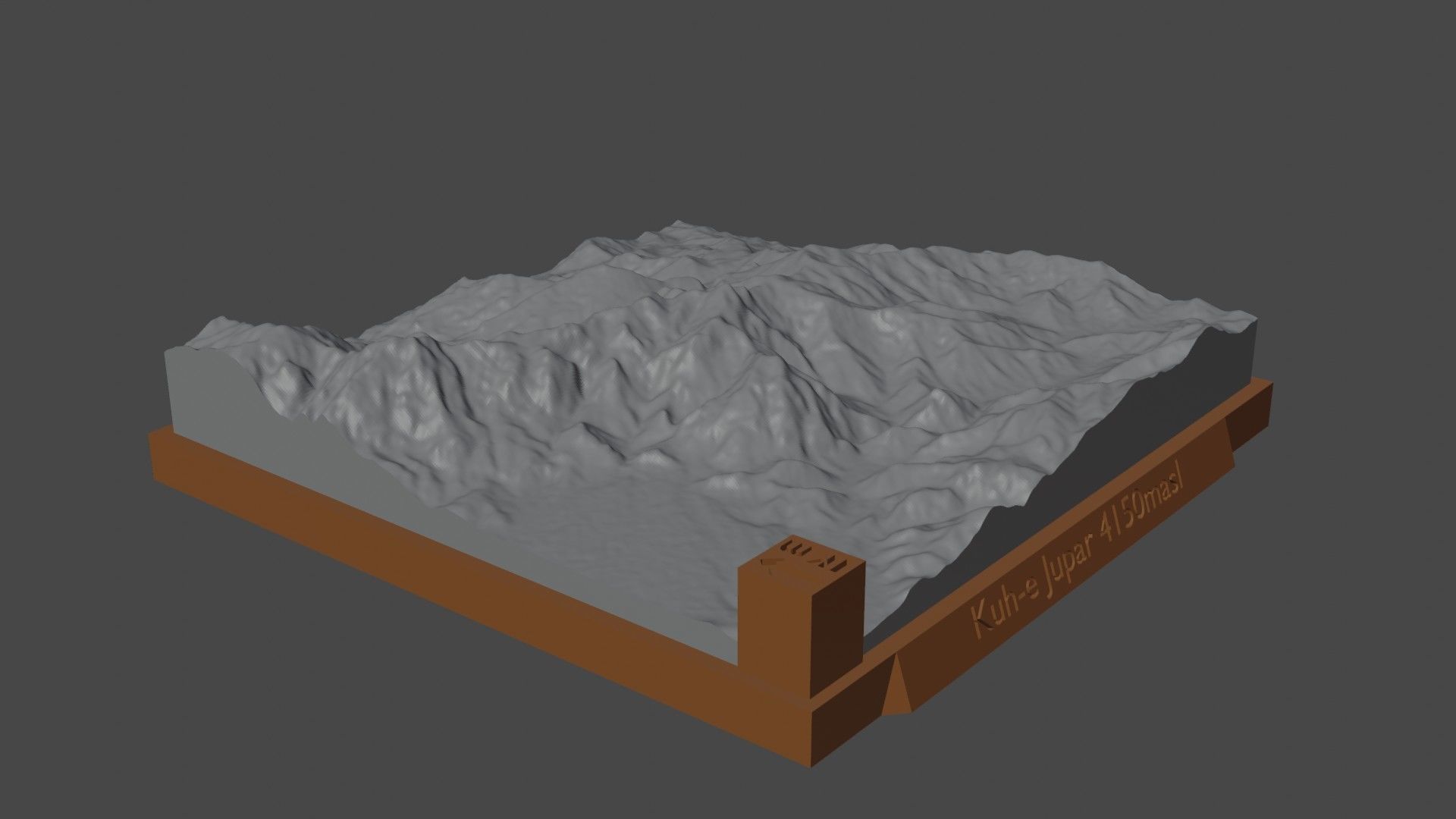 Kuh-e Jupar 3D print model_3