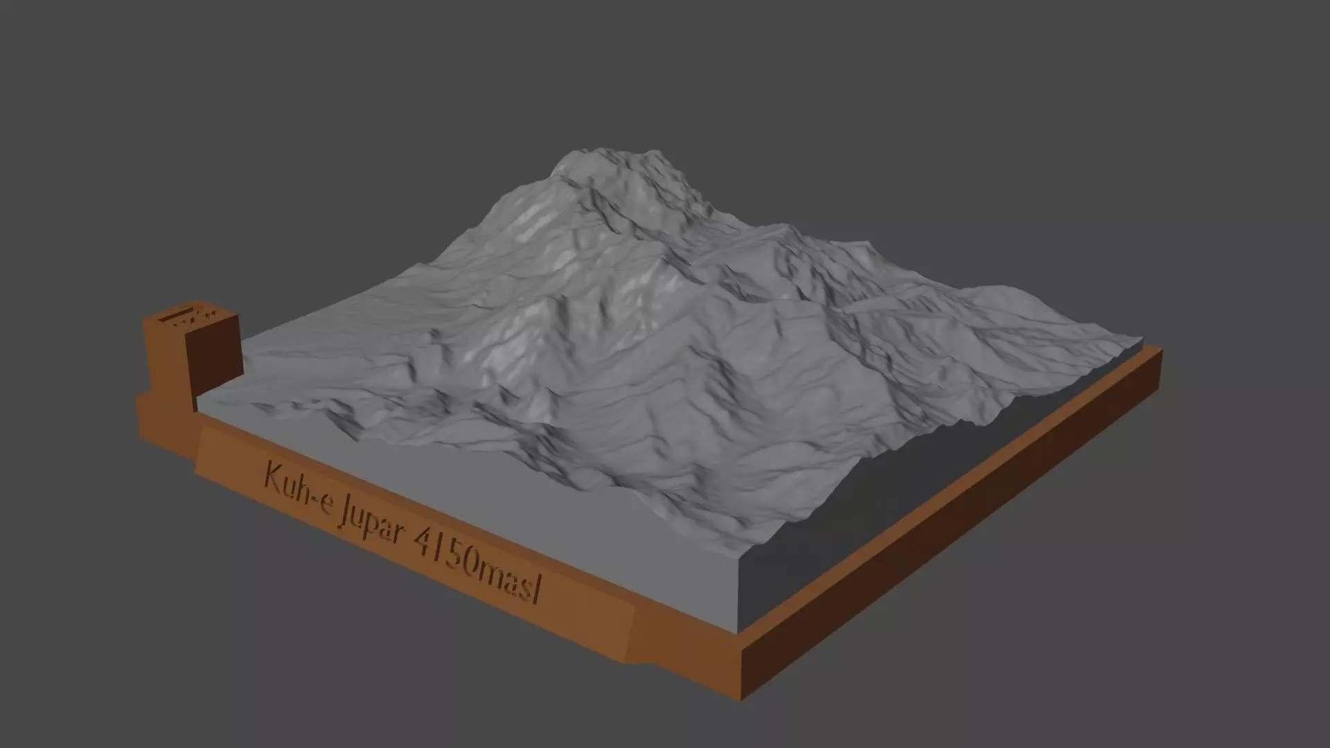 Kuh-e Jupar 3D print model_0