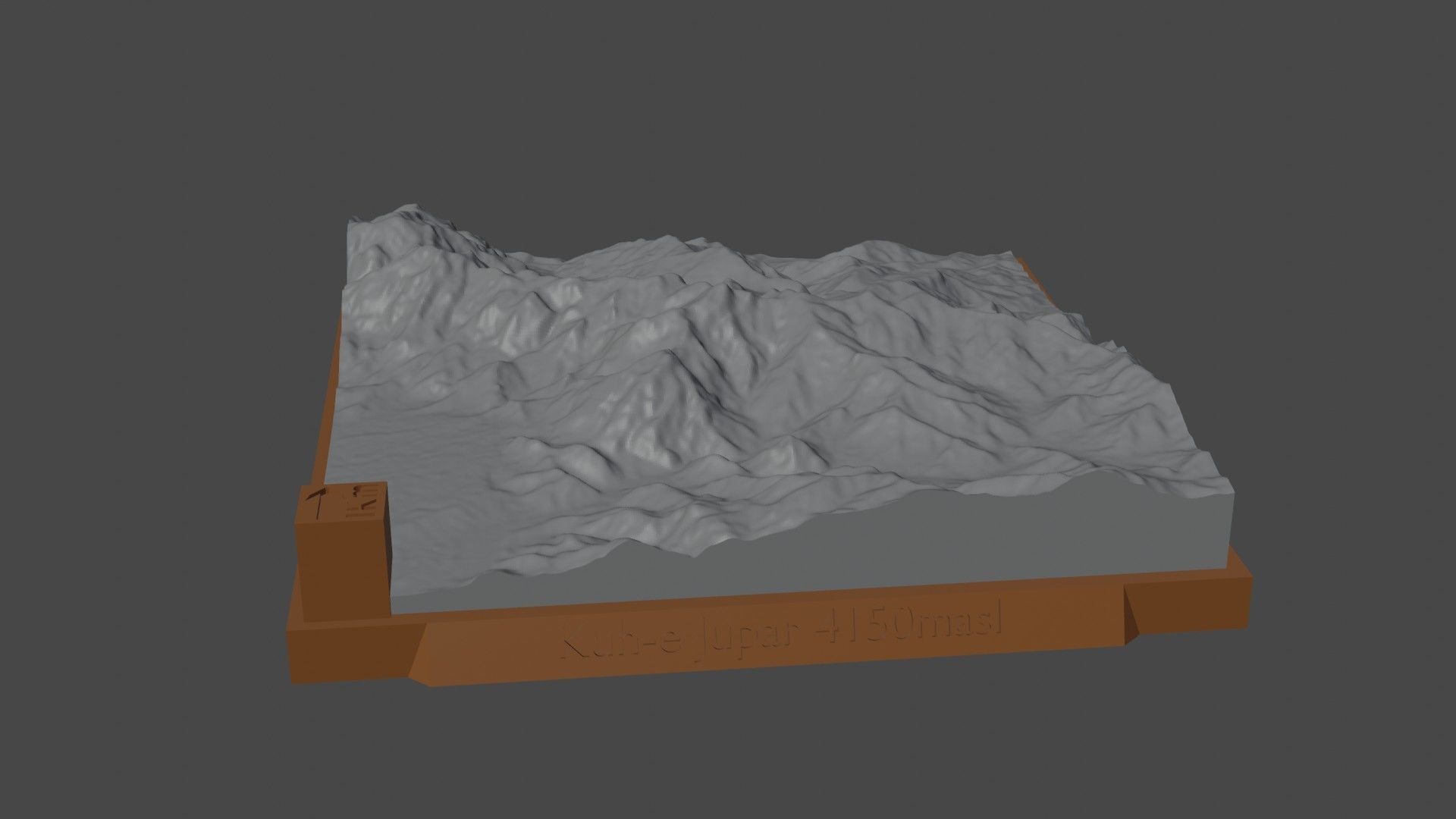 Kuh-e Jupar 3D print model_5