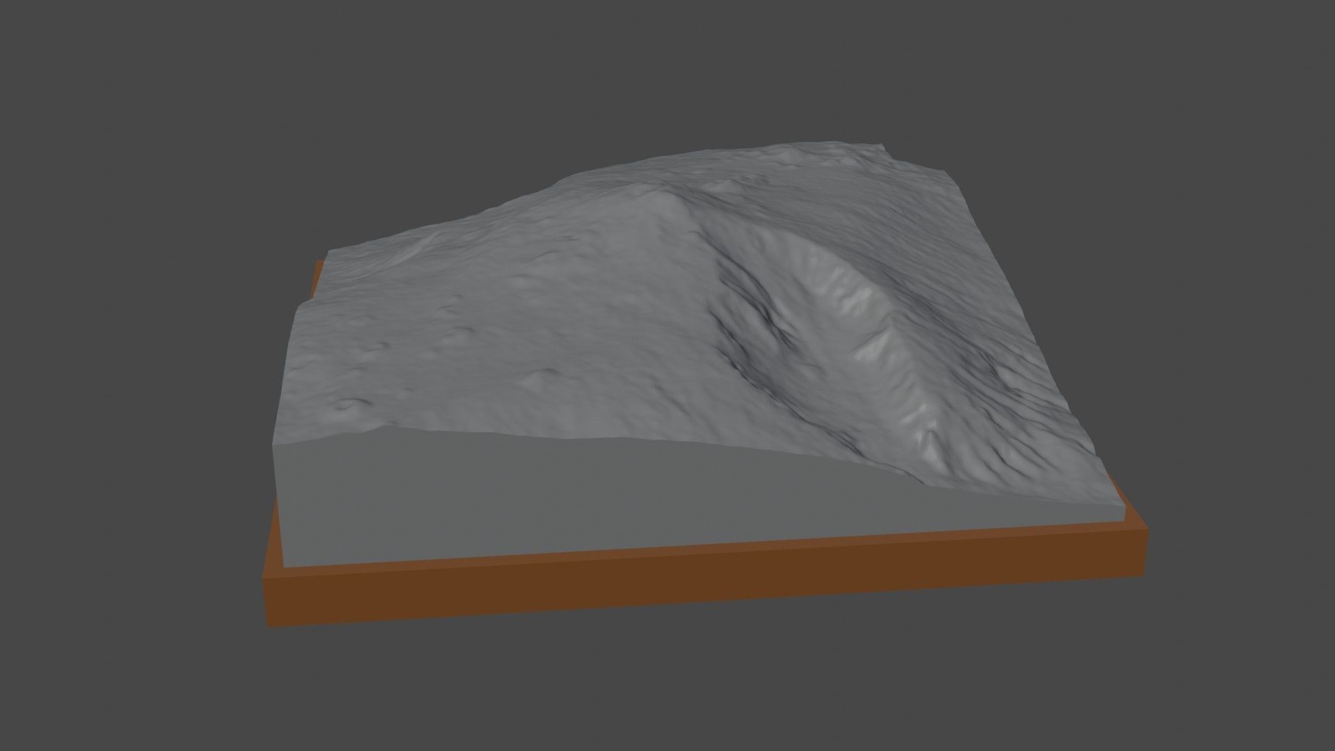 Mount Cameroon 3D print model_2