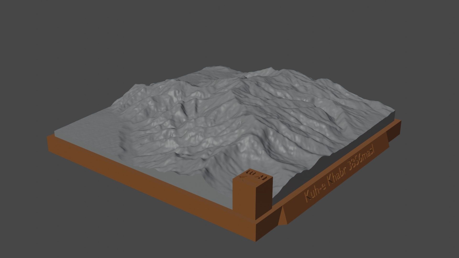 Kuh-e Khabr 3D print model_3