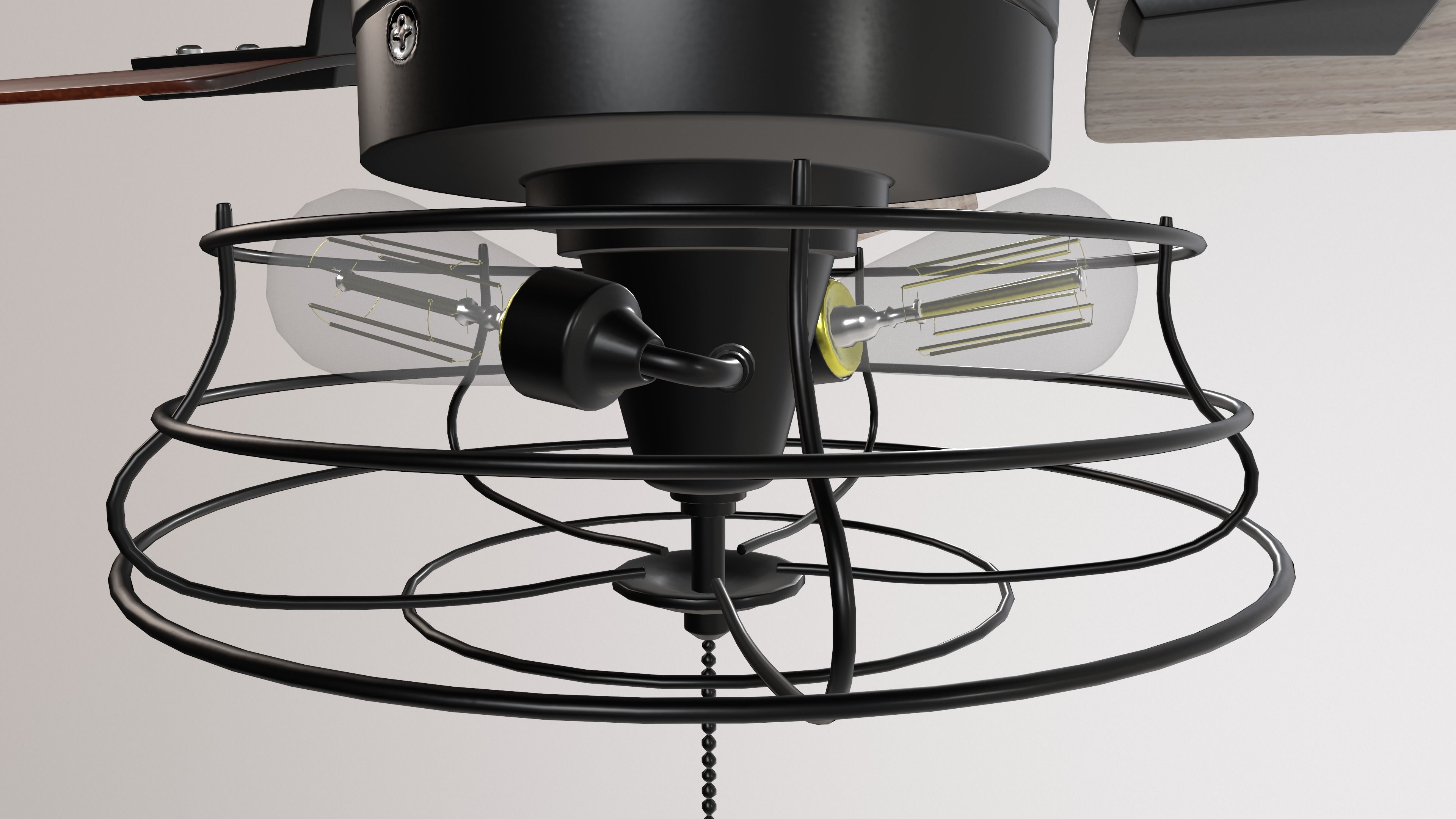 Designer Ceiling Fan 3D Model Low-poly 3D model_7