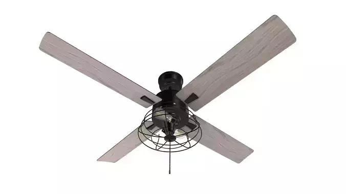 Designer Ceiling Fan 3D Model Low-poly 3D model