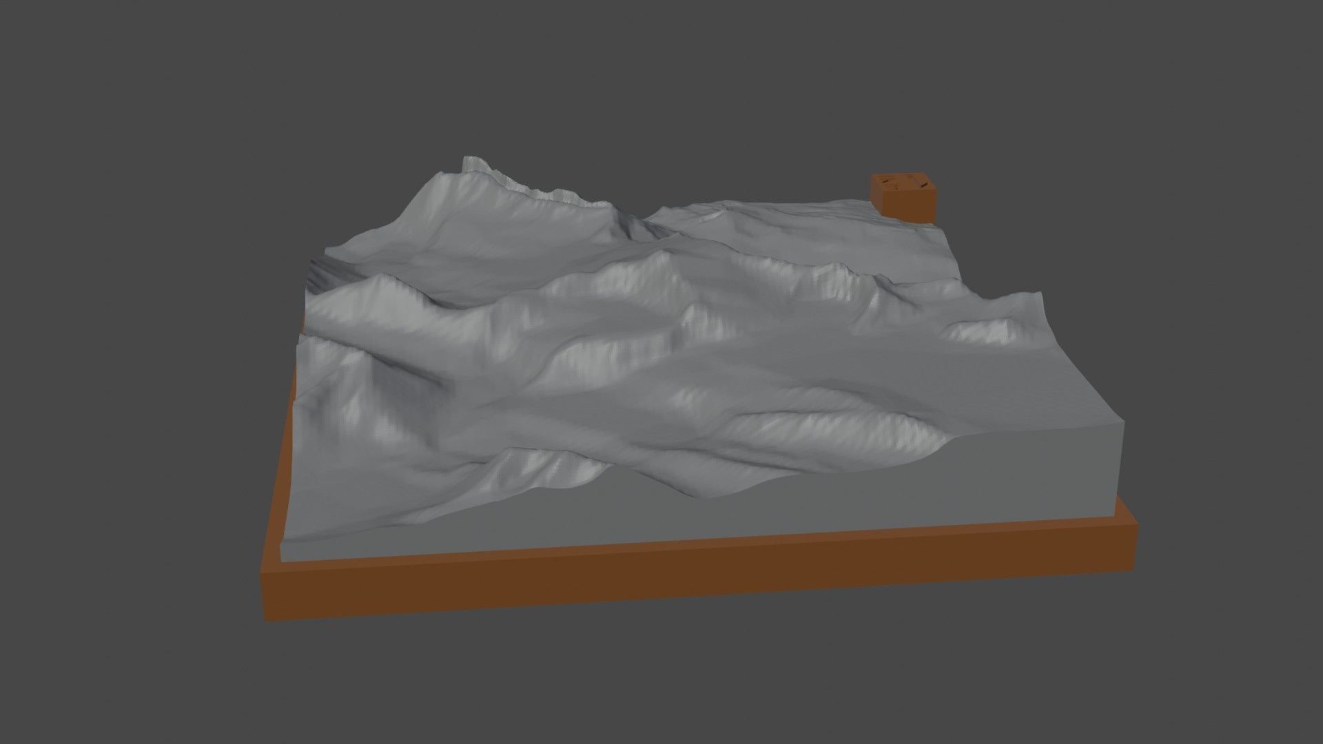 Mount Chown 3D print model_2
