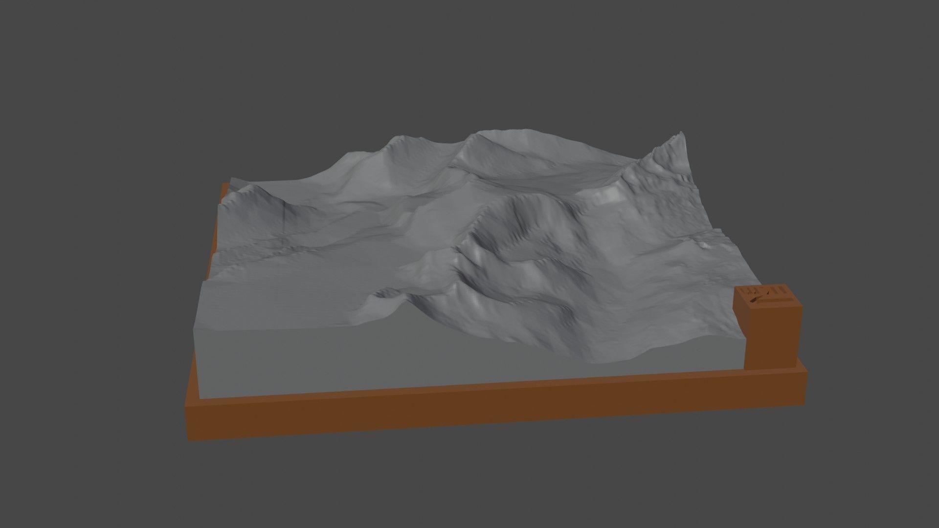 Mount Chown 3D print model_6